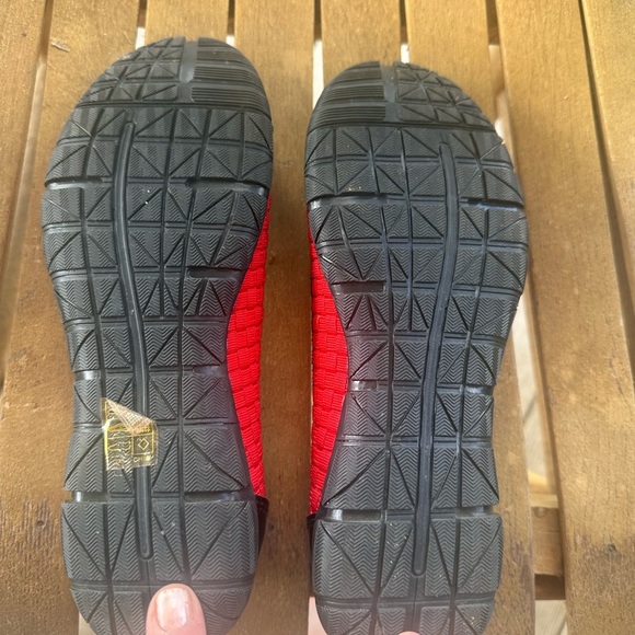 Corkys Red and Black Woven Flats size 7 - Picture 6 of 10